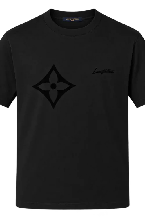 Louis Vuitton Tonal Monogram T-Shirt – Black