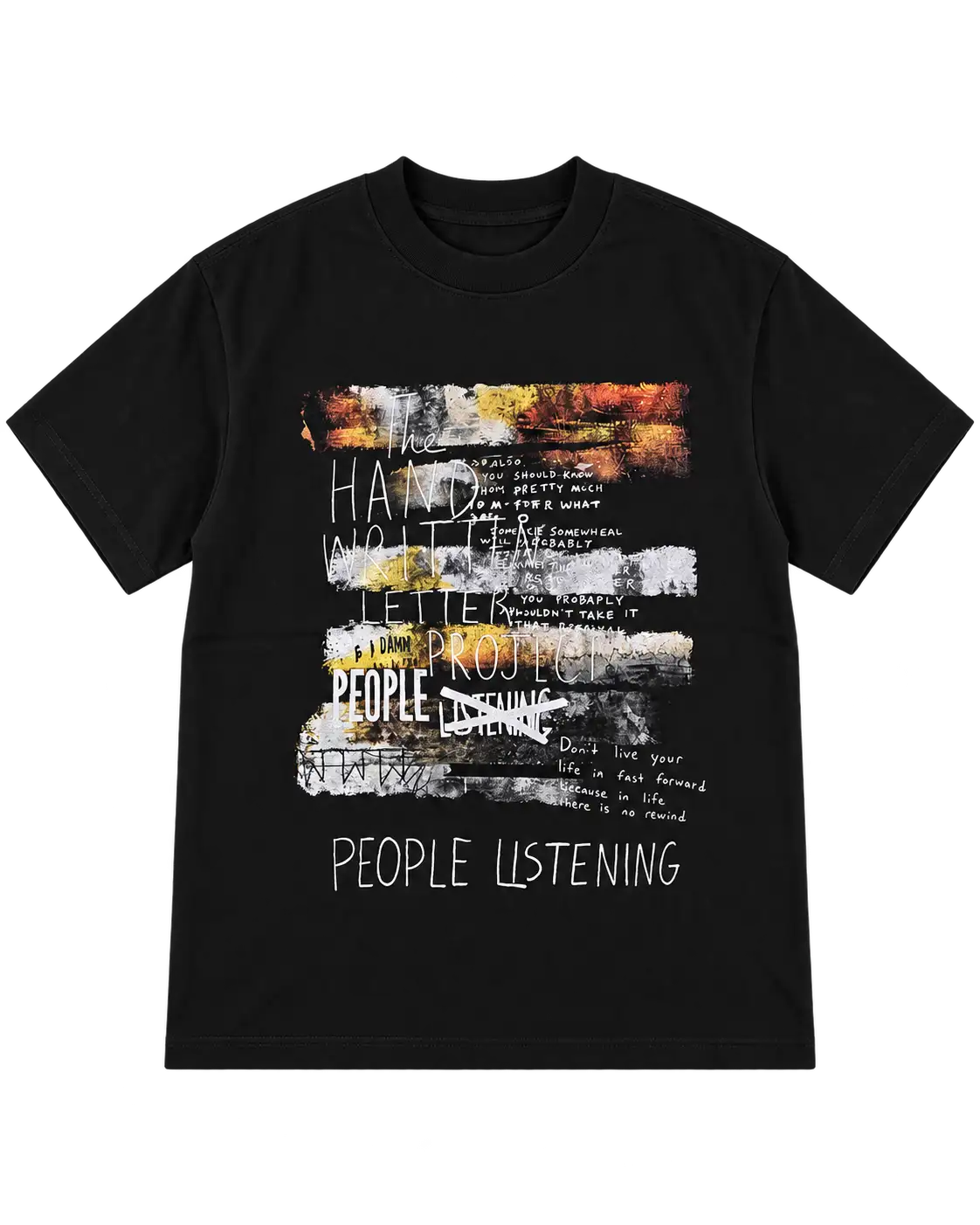 T9E People Listening Graphic T-Shirt