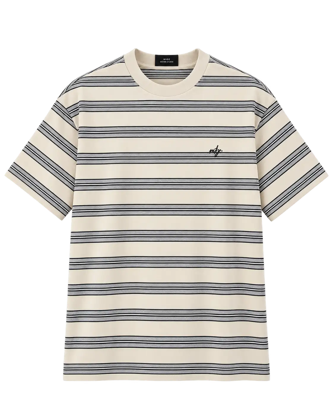MXQZ Oversized Striped T-Shirt