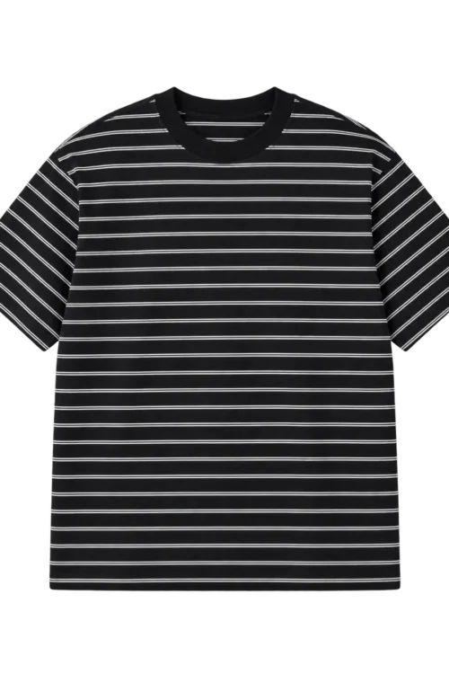 MXQZ Oversized Striped T-Shirt